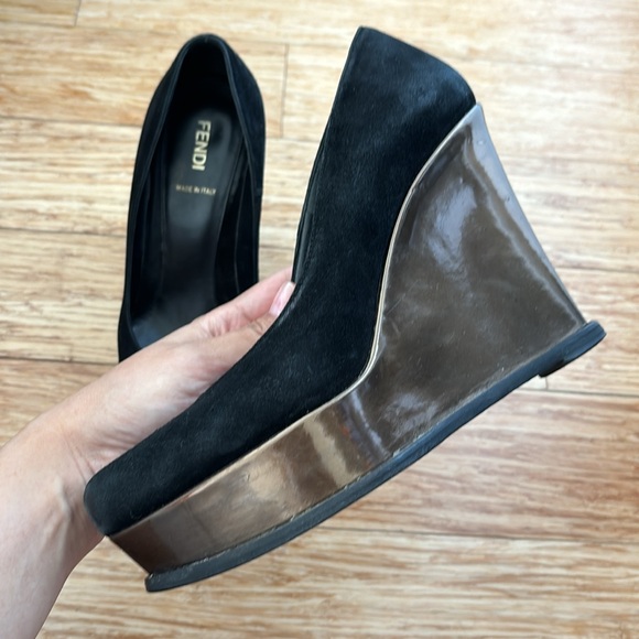 Fendi wedges in fair condition - Picture 6 of 8